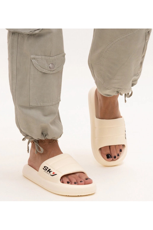 Beige Schaum-Sandalen Ciarsa