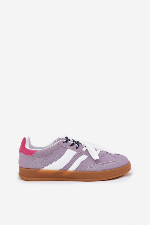 Niedrig Sneakers Stilvollllschuhe Feminin Z PodZuójnym Schnürungm Violette Farbe Ventus Niedrig Sneakers Stilvollllschuhe Feminin Z PodZuójnym Schnürungm Violette Farbe Ventus
