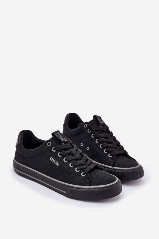 Niedrig Freizeitschuhe für Herren Big Star NN174018 schZuarze Farbe