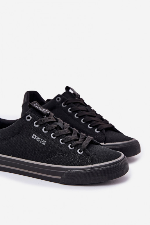 Niedrig Freizeitschuhe für Herren Big Star NN174018 schZuarze Farbe