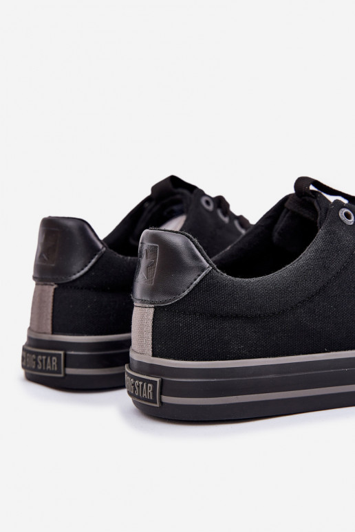 Niedrig Freizeitschuhe für Herren Big Star NN174018 schZuarze Farbe