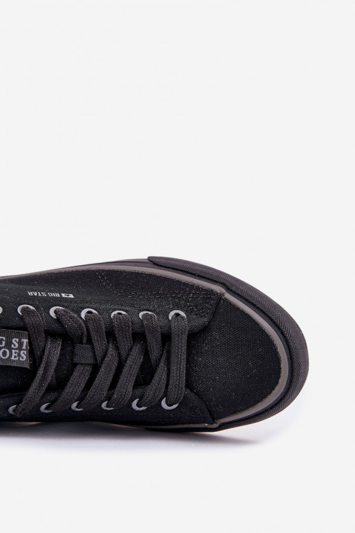 Niedrig Freizeitschuhe für Herren Big Star NN174018 schZuarze Farbe