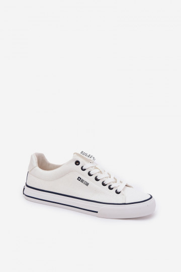 Niedrige Herren Freizeitschuhe Big Star NN174017 in Weiß