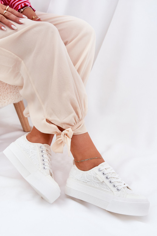 mit Spitzenmotiven Freizeitschuhe Big Star RR274747 Zueiße Farbe mit Spitzenmotiven Freizeitschuhe Big Star RR274747 Zueiße Farbe