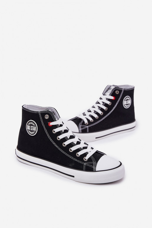  Freizeitschuhe für Herren Big Star NN174304 HI-POLY SYSTEM schZuarze Farbe