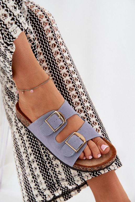 Damenhausschuhe mit einer Plattform Ze goldene Farbemi mit Schnallenmi blaue Farbe Lisavionea Damenhausschuhe mit einer Plattform Ze goldene Farbemi mit Schnallenmi blaue Farbe Lisavionea