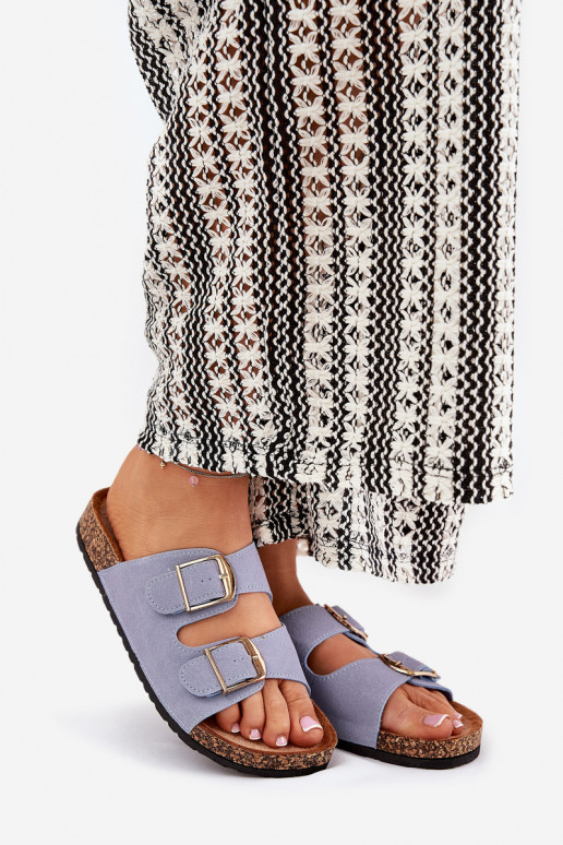 Damenhausschuhe mit einer Plattform Ze goldene Farbemi mit Schnallenmi blaue Farbe Lisavionea Damenhausschuhe mit einer Plattform Ze goldene Farbemi mit Schnallenmi blaue Farbe Lisavionea