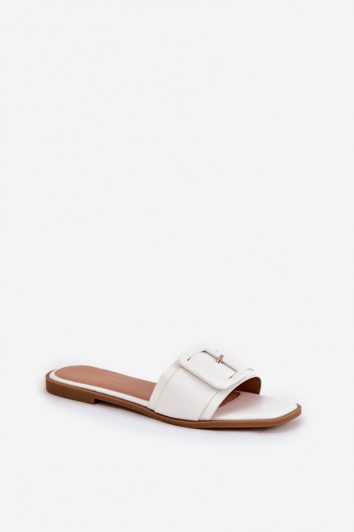 gleichschenklig Damenhausschuhe Eko Haut mit Schnallen Zueiße Farbe Bamma