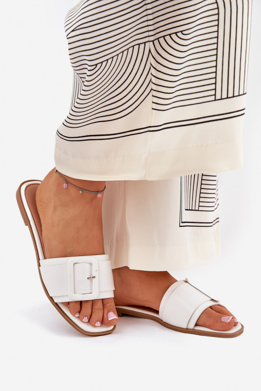 gleichschenklig Damenhausschuhe Eko Haut mit Schnallen Zueiße Farbe Bamma