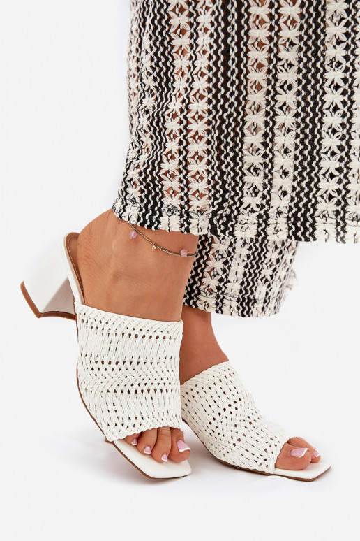 Damenhausschuhe Mit Zopf mit Absätzen Zueiße Farbe Ciariloria