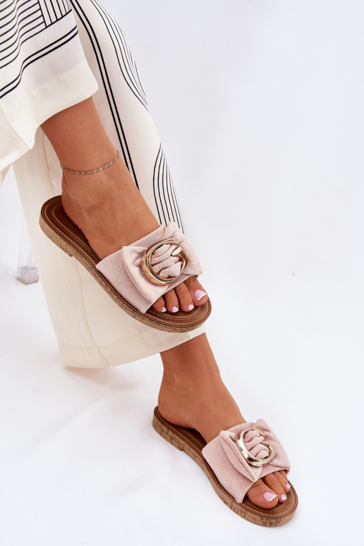 gleichschenklig Damenhausschuhe Mit Dekorationen Detalem pinke Farbe Nellodra gleichschenklig Damenhausschuhe Mit Dekorationen Detalem pinke Farbe Nellodra