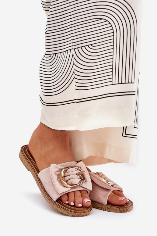 gleichschenklig Damenhausschuhe Mit Dekorationen Detalem pinke Farbe Nellodra gleichschenklig Damenhausschuhe Mit Dekorationen Detalem pinke Farbe Nellodra