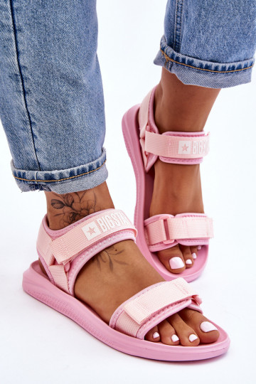 Damen Sportliche Sandalen Big Star LL274729 in Rosa
