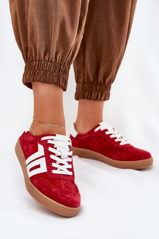 Sneakers Stilvollllschuhe Turnschuhe aus INildleder Vinceza 79517 rote Farbe Sneakers Stilvollllschuhe Turnschuhe aus INildleder Vinceza 79517 rote Farbe