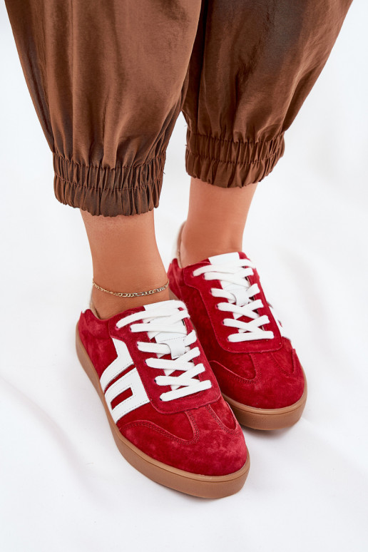 Sneakers Stilvollllschuhe Turnschuhe aus INildleder Vinceza 79517 rote Farbe Sneakers Stilvollllschuhe Turnschuhe aus INildleder Vinceza 79517 rote Farbe