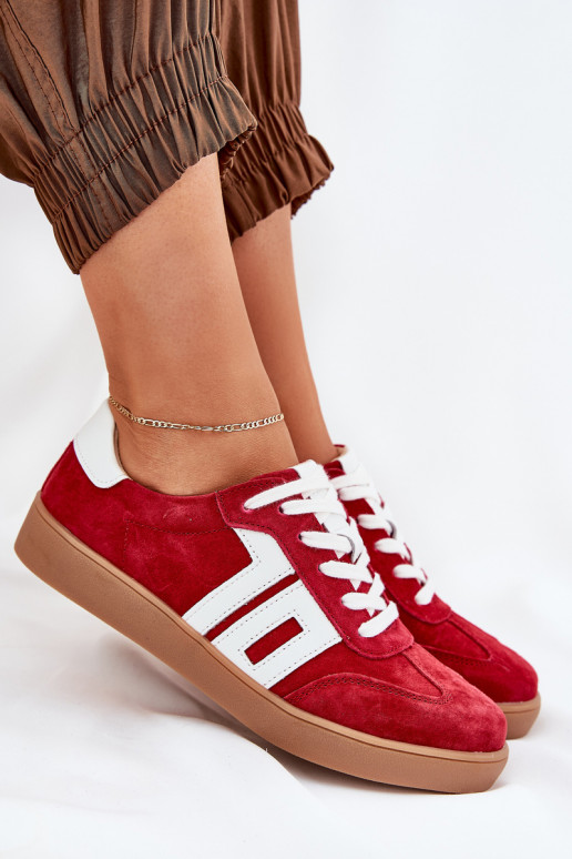 Sneakers Stilvollllschuhe Turnschuhe aus INildleder Vinceza 79517 rote Farbe Sneakers Stilvollllschuhe Turnschuhe aus INildleder Vinceza 79517 rote Farbe