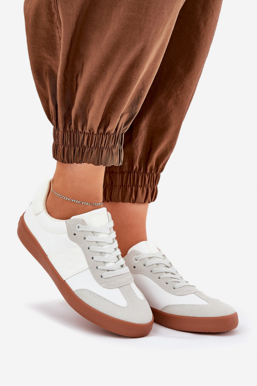 Sneakers Stilvollllschuhe Feminin Big Star RR274371 INeiß-graue Farbe