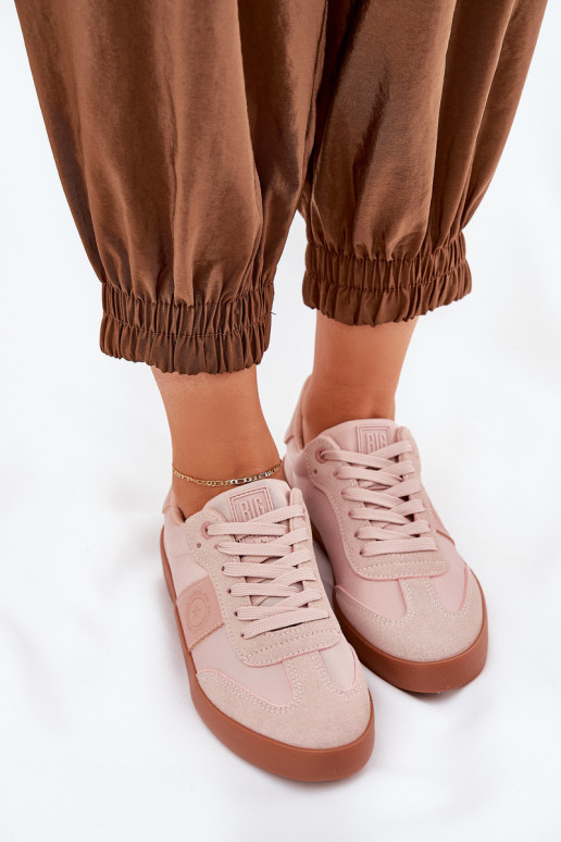 Sneakers Stilvollllschuhe Feminin Big Star RR274373 pinke Farbe