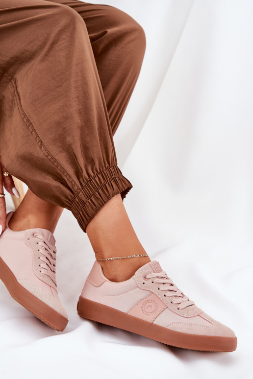 Sneakers Stilvollllschuhe Feminin Big Star RR274373 pinke Farbe