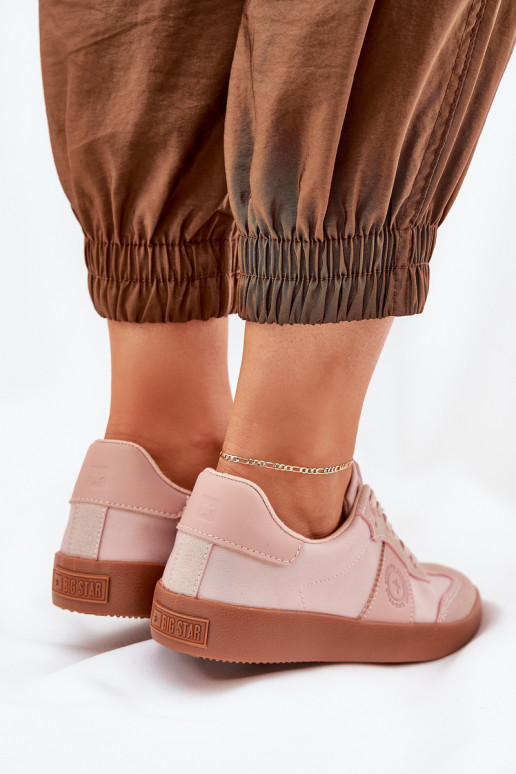 Sneakers Stilvollllschuhe Feminin Big Star RR274373 pinke Farbe