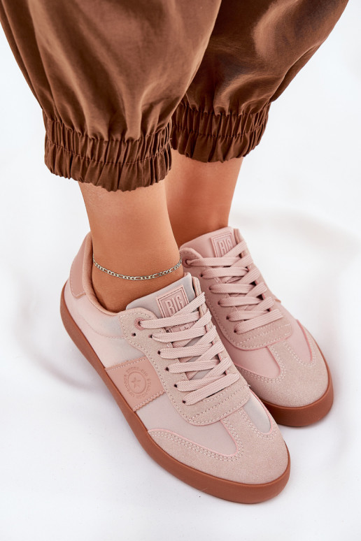 Sneakers Stilvollllschuhe Feminin Big Star RR274373 pinke Farbe