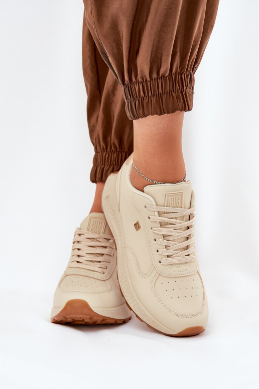  Turnschuhe Feminin Big Star RR274630 HI-POLY SYSTEM Beige