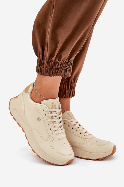  Turnschuhe Feminin Big Star RR274630 HI-POLY SYSTEM Beige