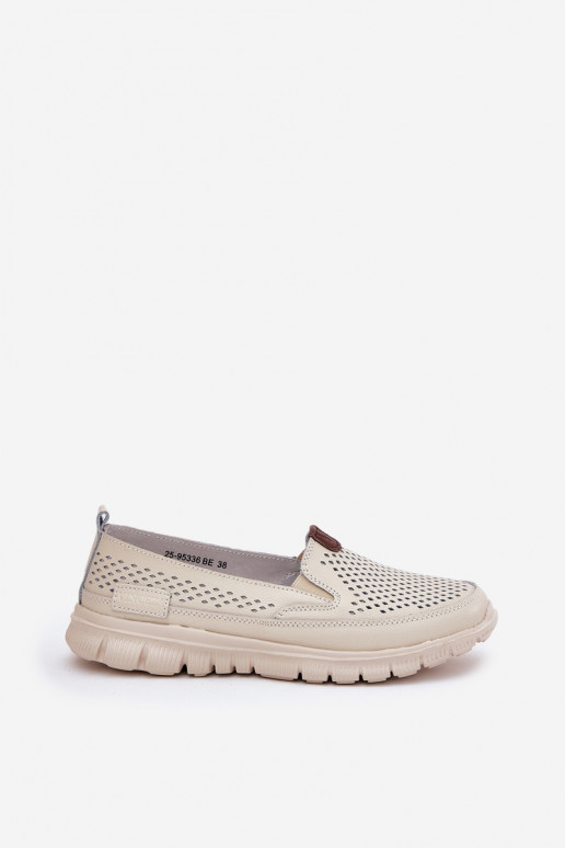 Durchbrochene Ballerinas Aus Ermöglichtturleder Vinceza 95336 Beige Durchbrochene Ballerinas Aus Ermöglichtturleder Vinceza 95336 Beige