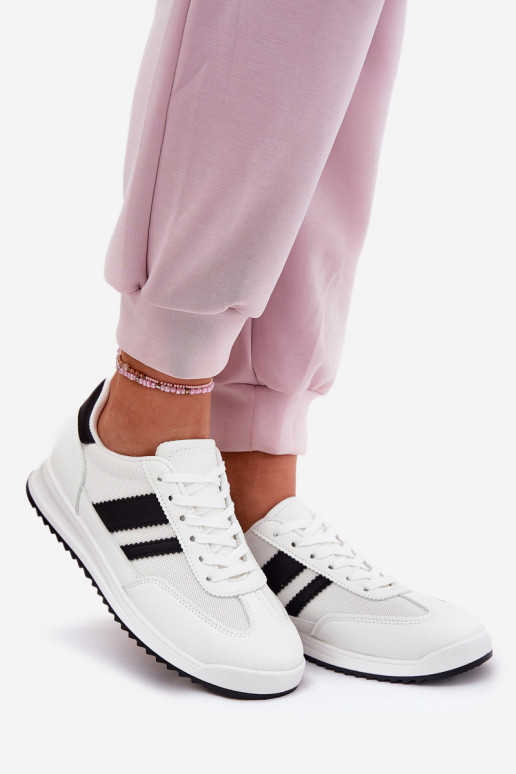 Sneakers Stilvollllschuhe Feminin Z aus Öko-INildlederu Zueiße Farbe Es mussrinils