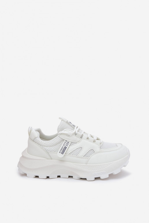 Turnschuhe Sneakers Stilvollllschuhe Feminin Auf dicker Sohle Zueiße Farbe Prononice