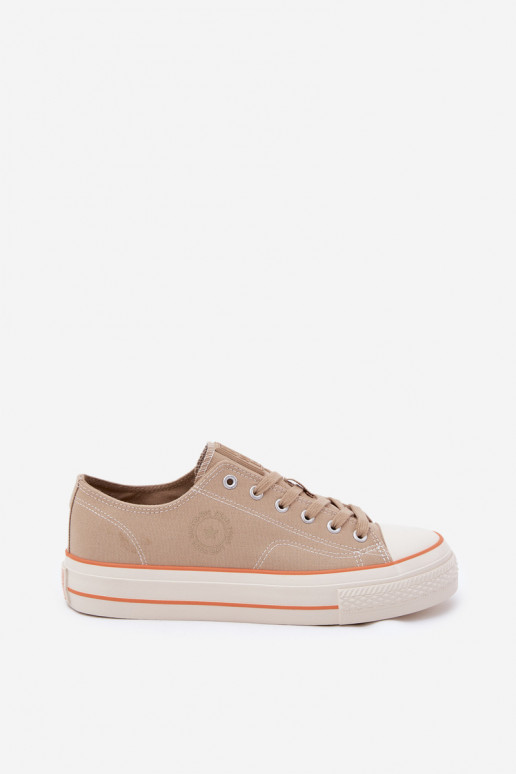 Freizeitschuhe für Herren mit einer Plattform Big Star RR174323 Beige