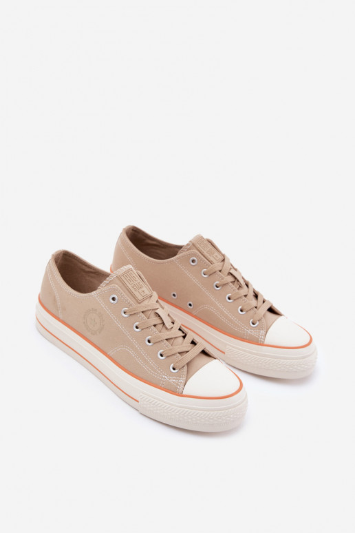 Freizeitschuhe für Herren mit einer Plattform Big Star RR174323 Beige