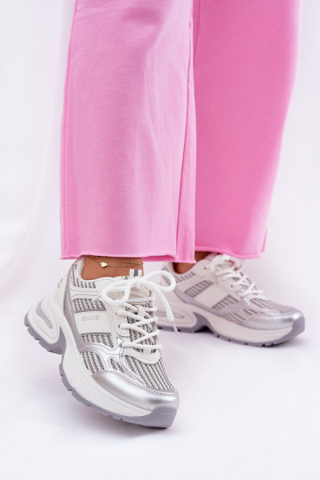 Sneakers Stilvollllschuhe Feminin Big Star RR274A195 Zueiße Farbe 2