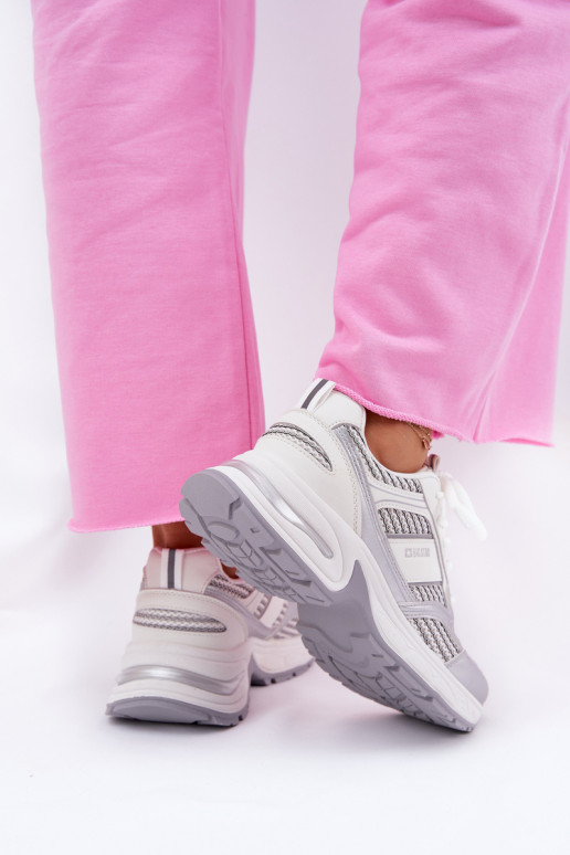 Sneakers Stilvollllschuhe Feminin Big Star RR274A195 Zueiße Farbe Sneakers Stilvollllschuhe Feminin Big Star RR274A195 Zueiße Farbe