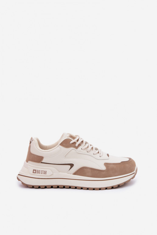 Sneakers Stilvollllschuhe Feminin Big Star RR274A216 HI-POLY SYSTEM Beige Sneakers Stilvollllschuhe Feminin Big Star RR274A216 HI-POLY SYSTEM Beige