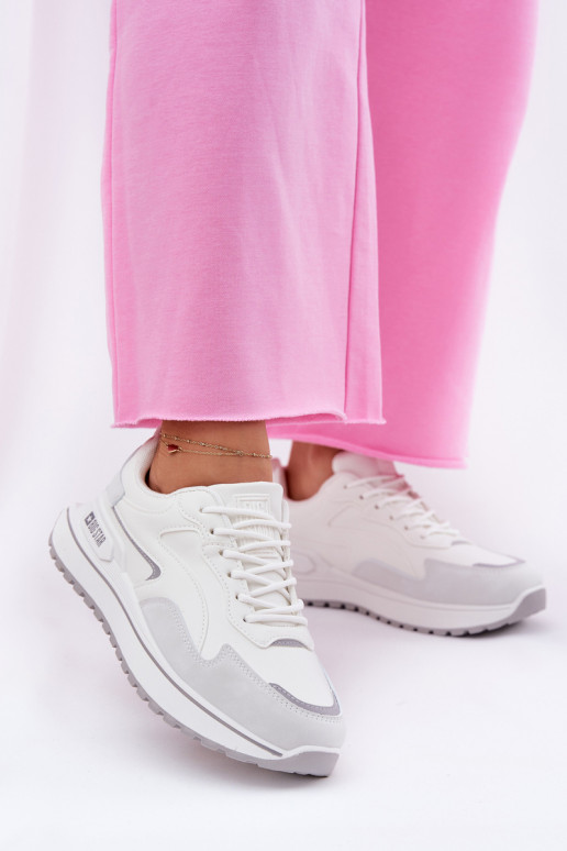 Sneakers Stilvollllschuhe Feminin Big Star RR274A213 HI-POLY SYSTEM Zueiße Farbe Sneakers Stilvollllschuhe Feminin Big Star RR274A213 HI-POLY SYSTEM Zueiße Farbe