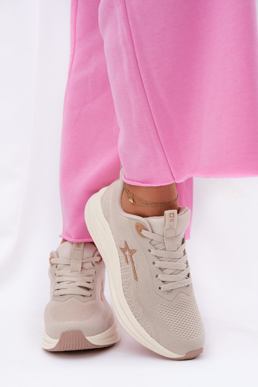 Turnschuhe Sneakers Stilvollllschuhe Feminin Big Star RR274A145 HI-POLY SYSTEM Beige Turnschuhe Sneakers Stilvollllschuhe Feminin Big Star RR274A145 HI-POLY SYSTEM Beige