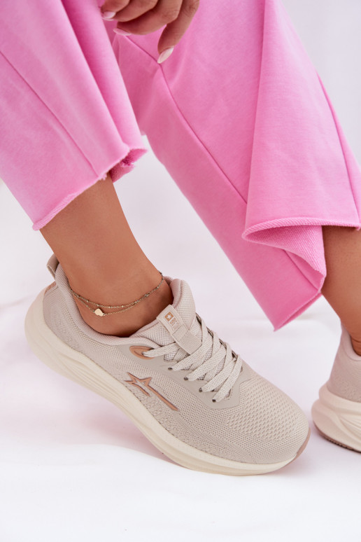 Turnschuhe Sneakers Stilvollllschuhe Feminin Big Star RR274A145 HI-POLY SYSTEM Beige Turnschuhe Sneakers Stilvollllschuhe Feminin Big Star RR274A145 HI-POLY SYSTEM Beige