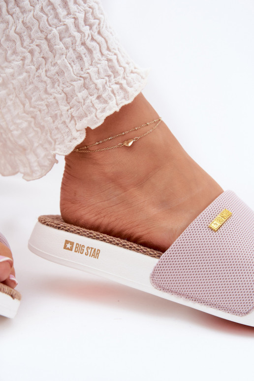 Damenhausschuhe Big Star RR274A105 Hellrosa Farbton Damenhausschuhe Big Star RR274A105 Hellrosa Farbton