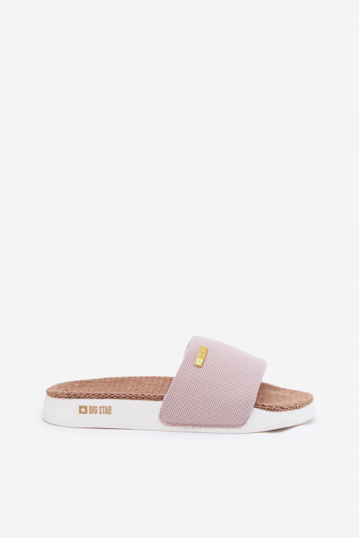 Damenhausschuhe Big Star RR274A105 Hellrosa Farbton Damenhausschuhe Big Star RR274A105 Hellrosa Farbton