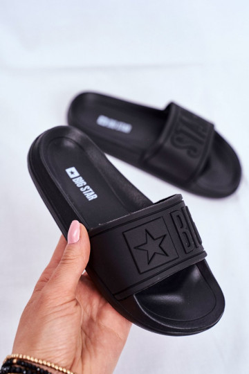 Kinder Hausschuhe in Schwarz Big Star DD374157