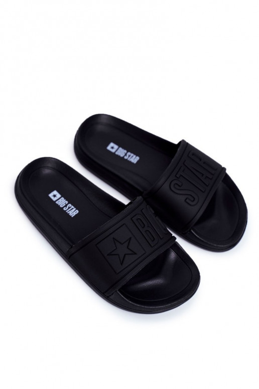 Hausschuhe Kindisch Big Star schZuarze Farbe DD374157