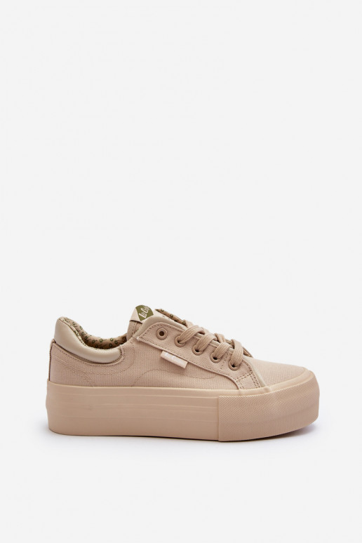 Freizeitschuhe mit einer Plattform Lee Cooper LCIN-24-31-2181 Beige