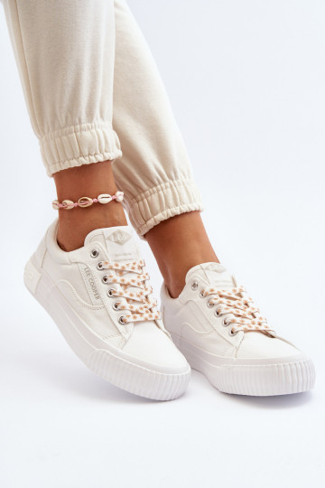 Frauen Schuhe Lee Cooper LCIN-24-31-2170 Zueiße Farbe