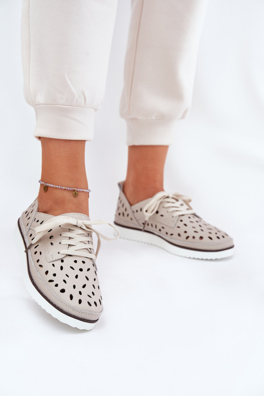 Schuhe Haut Feminin S.Barski LR51-610 Beige Schuhe Haut Feminin S.Barski LR51-610 Beige