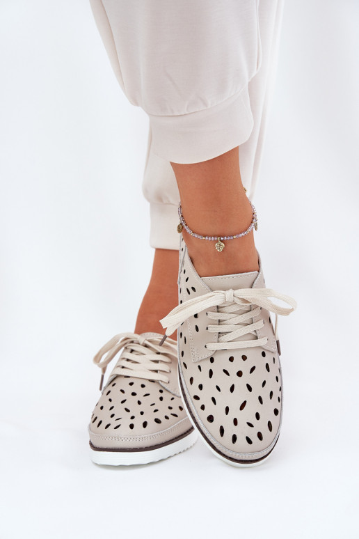 Schuhe Haut Feminin S.Barski LR51-610 Beige Schuhe Haut Feminin S.Barski LR51-610 Beige