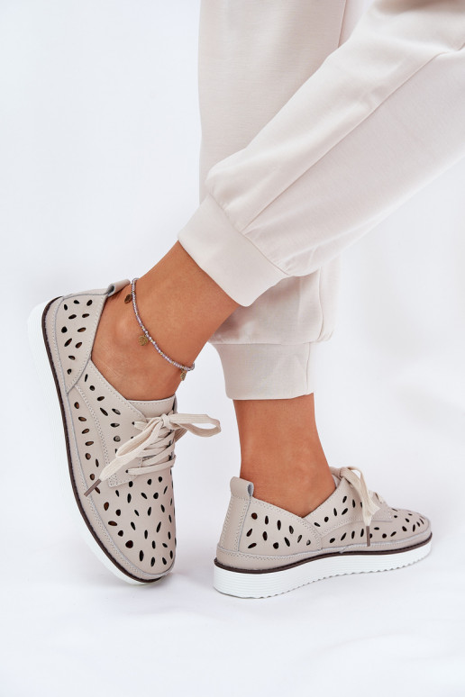 Schuhe Haut Feminin S.Barski LR51-610 Beige Schuhe Haut Feminin S.Barski LR51-610 Beige