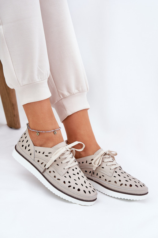 Schuhe Haut Feminin S.Barski LR51-610 Beige Schuhe Haut Feminin S.Barski LR51-610 Beige