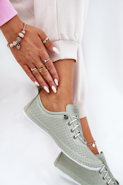 Schuhe Feminin Aus Ermöglichtturleder Artiker 54C0833 hellgrün Schuhe Feminin Aus Ermöglichtturleder Artiker 54C0833 hellgrün