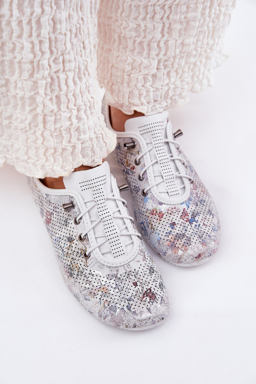 Schuhe Feminin Aus Ermöglichtturleder Gemustert Artiker 56C2688 Zueiße Farbe Schuhe Feminin Aus Ermöglichtturleder Gemustert Artiker 56C2688 Zueiße Farbe